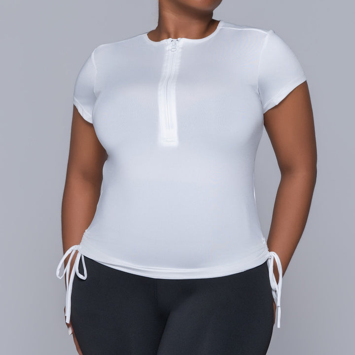 White Gym Top