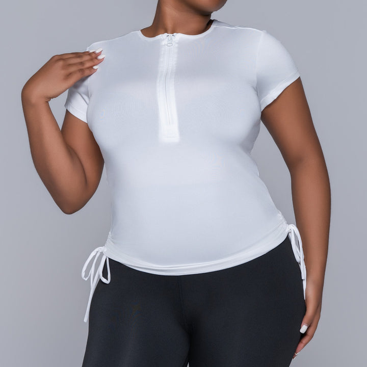 White Gym Top