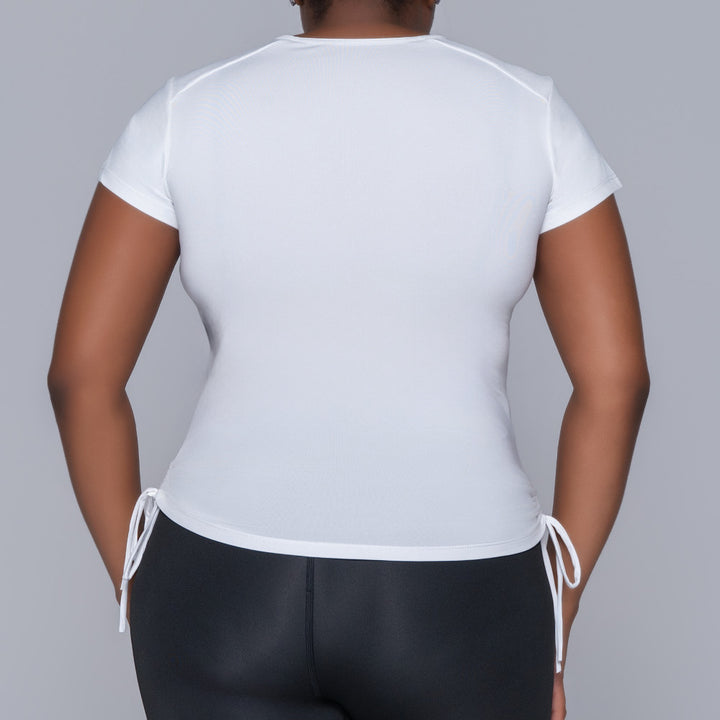 White Gym Top