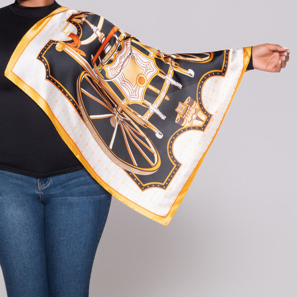 Ladies Black Scarf
