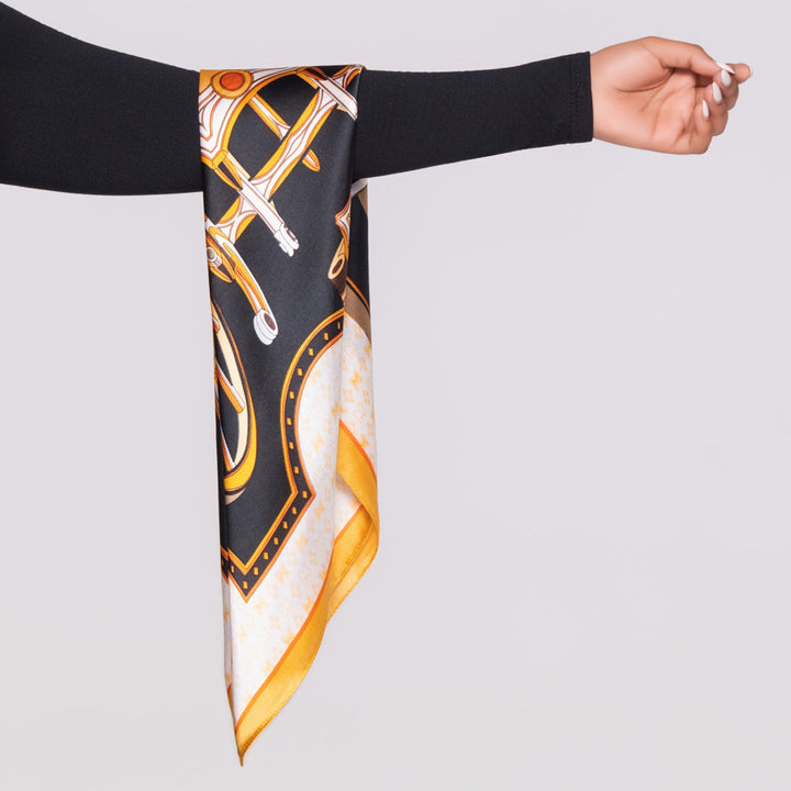 Ladies Black Scarf