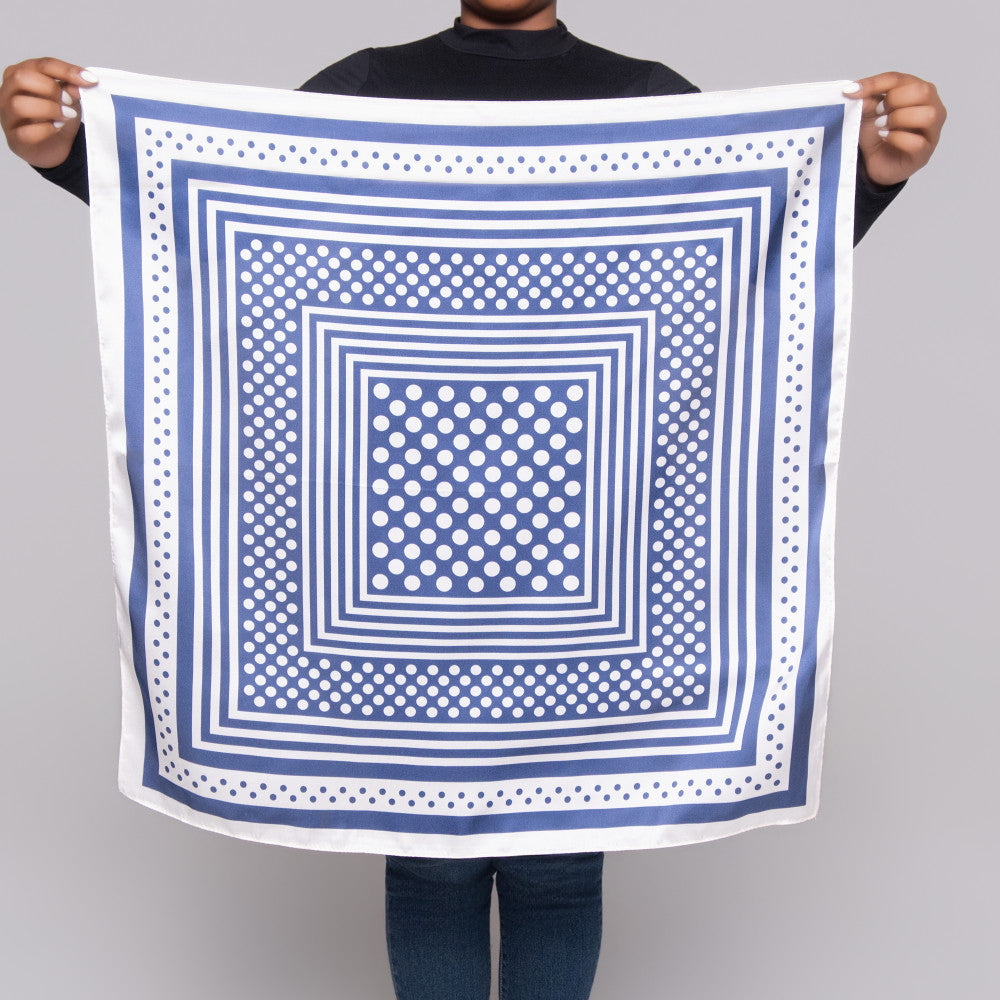 Blue  Printed Scarves