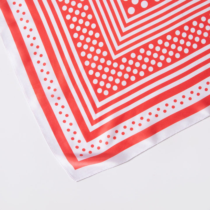 Red Printed Scarves