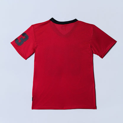 Boys Red Basketball Tee