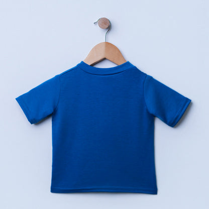 Teal Bear Print Boys Tee