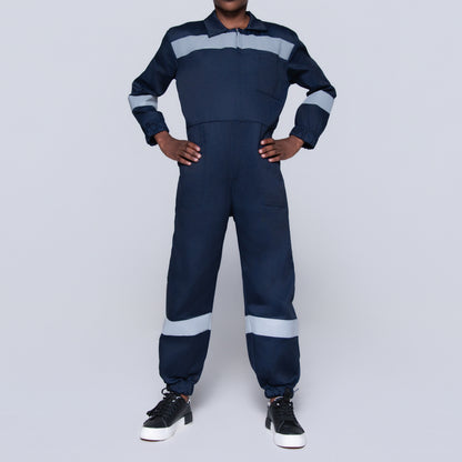 Boys Navy Worksuit