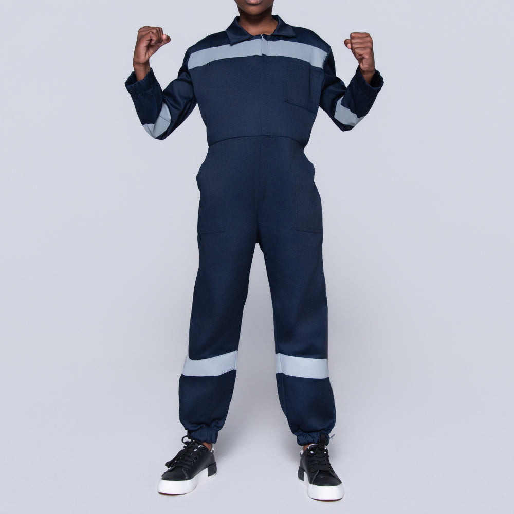 Boys Navy Worksuit