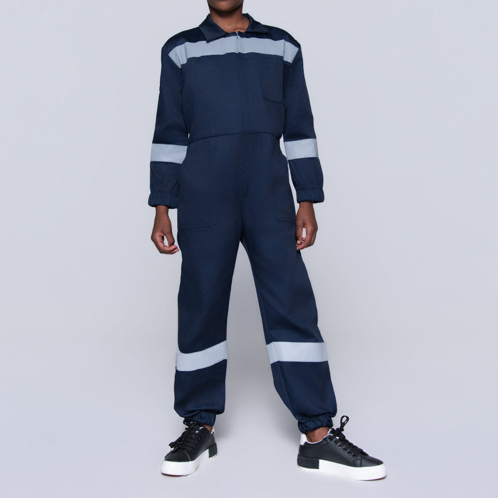 Boys Navy Worksuit