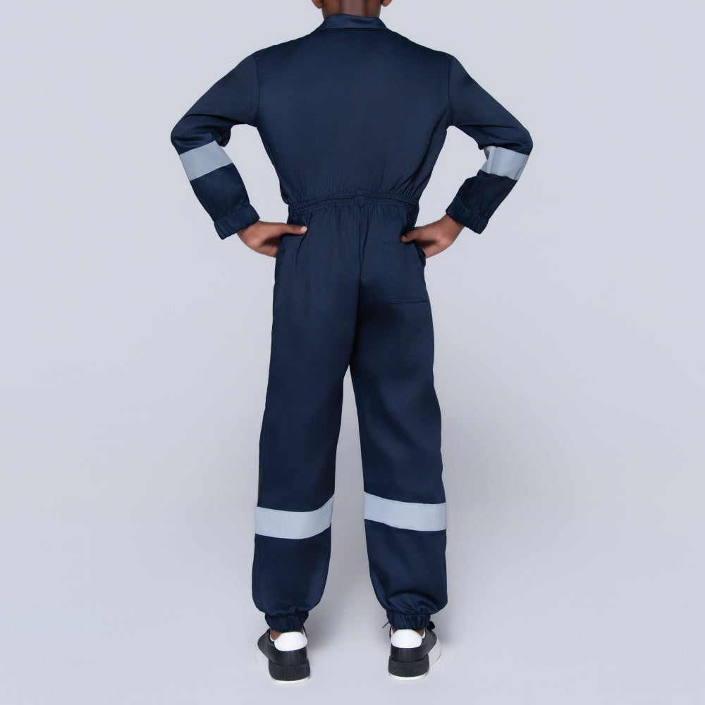 Boys Navy Worksuit