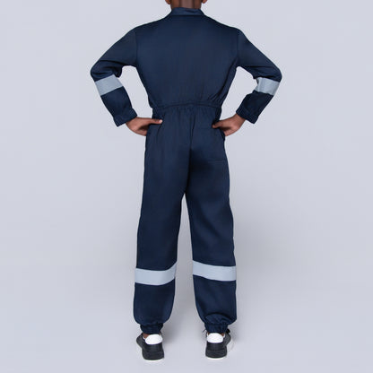 Boys Navy Worksuit