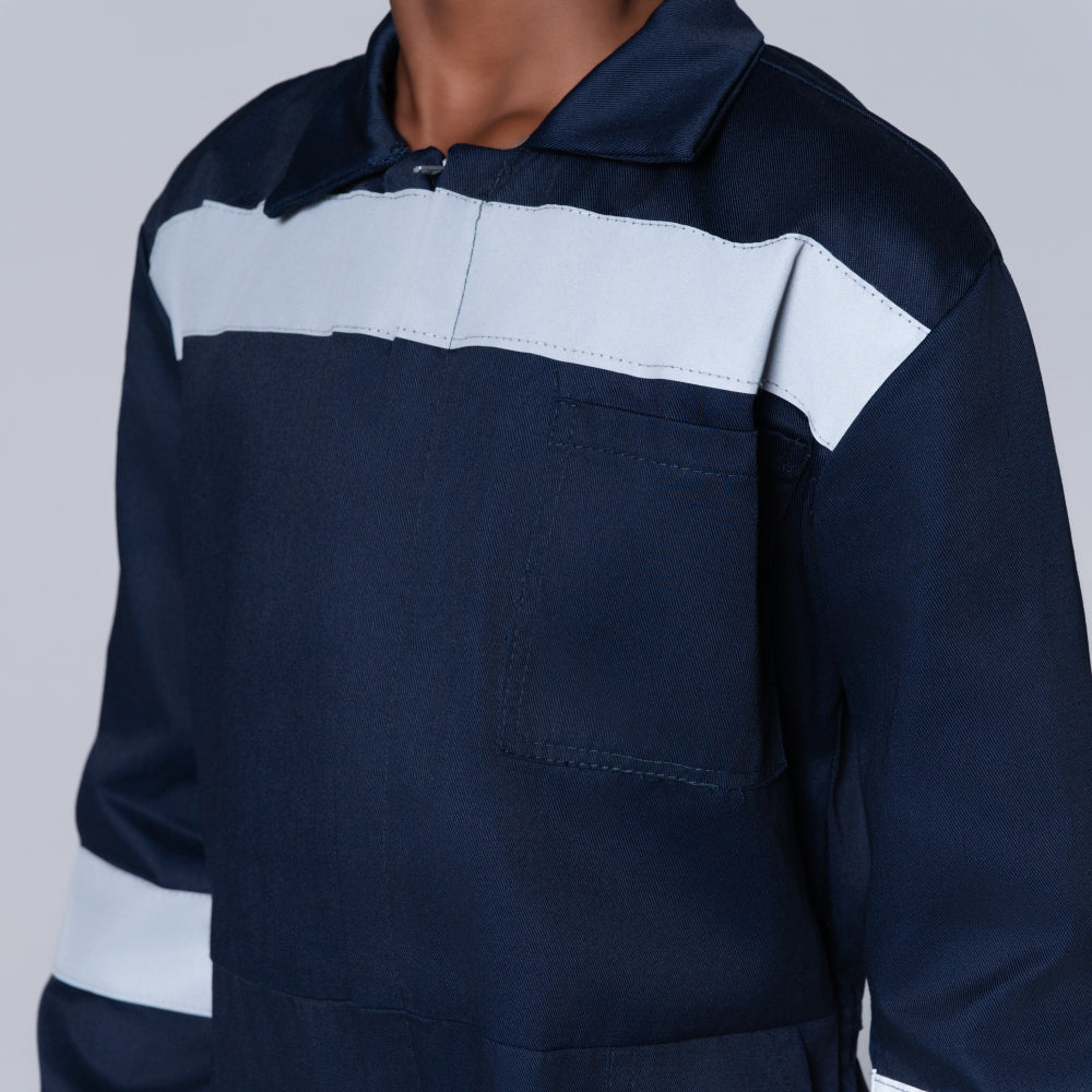 Boys Navy Worksuit
