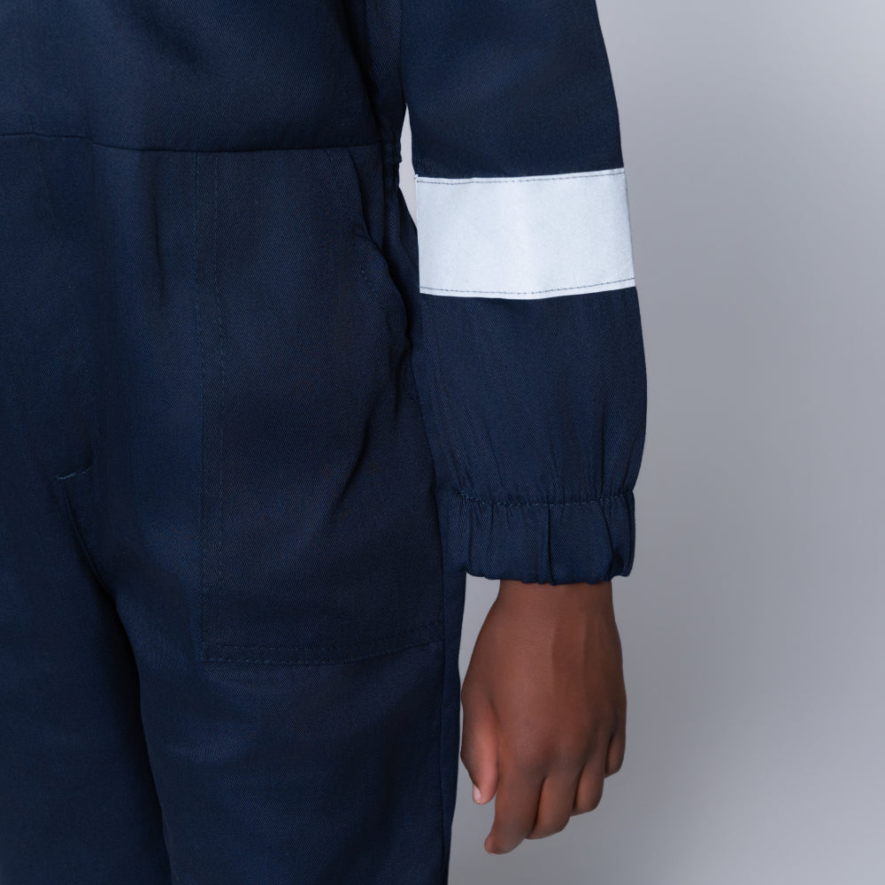 Boys Navy Worksuit