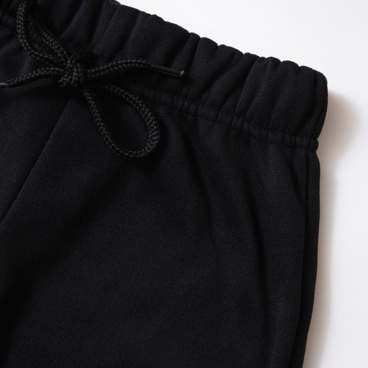 Boys Black Hooded Printed Tracksuit Set