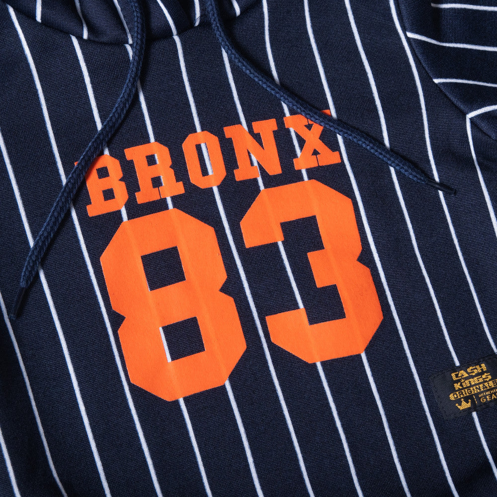 Boys Striped Navy Tracksuit Set