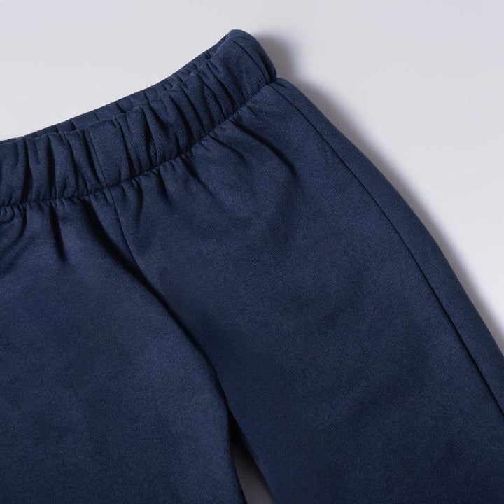 Boys Striped Navy Tracksuit Set