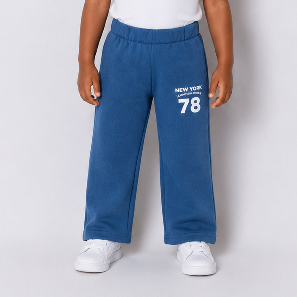 Boys Blue Wide Leg Joggers