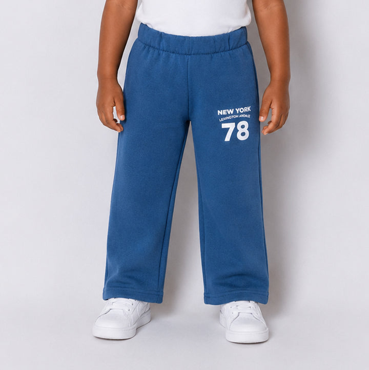 Boys Blue Wide Leg Joggers