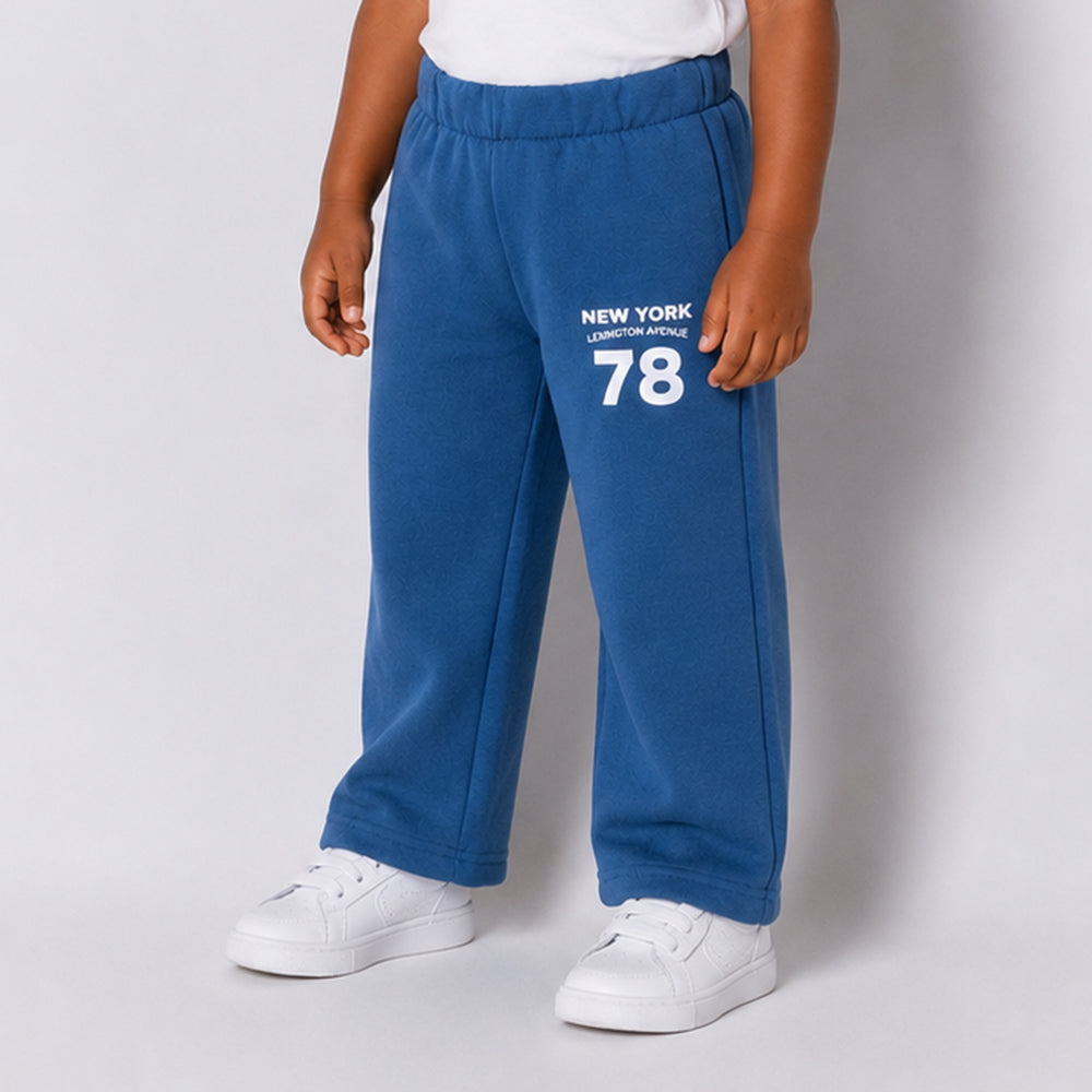 Boys Blue Wide Leg Joggers