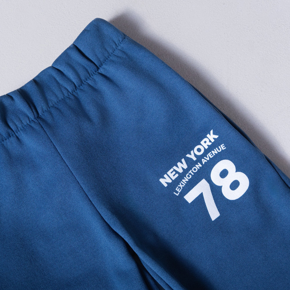 Boys Blue Wide Leg Joggers