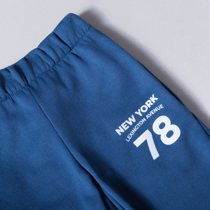 Boys Blue Wide Leg Joggers