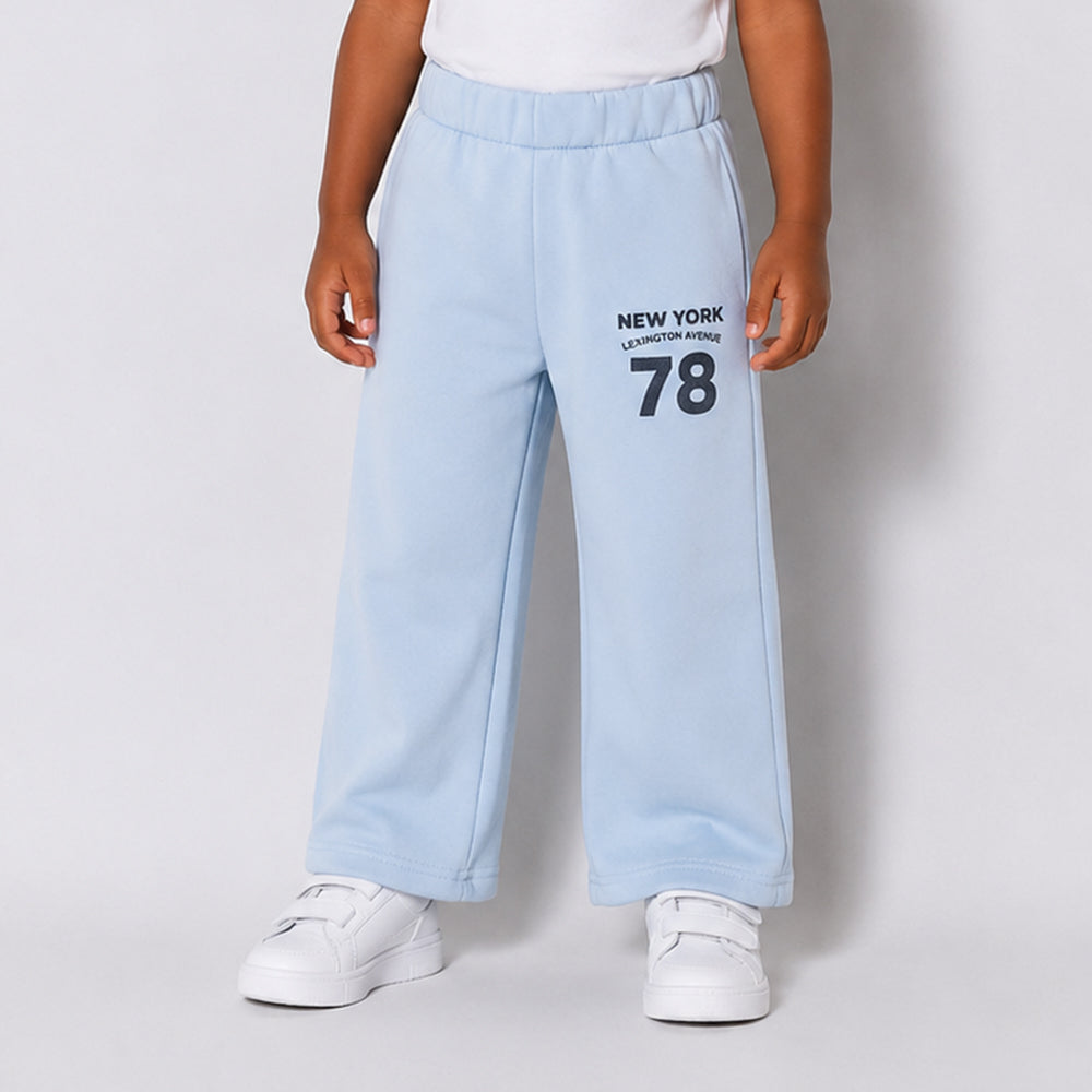 Boys Light Blue Wide Leg Joggers