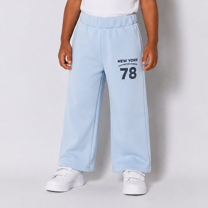 Boys Light Blue Wide Leg Joggers