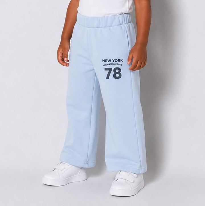 Boys Light Blue Wide Leg Joggers