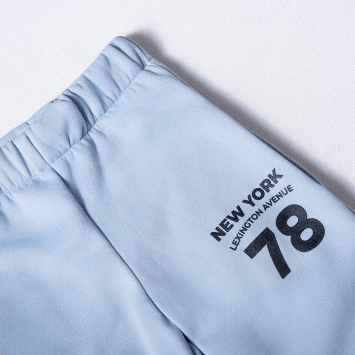 Boys Light Blue Wide Leg Joggers