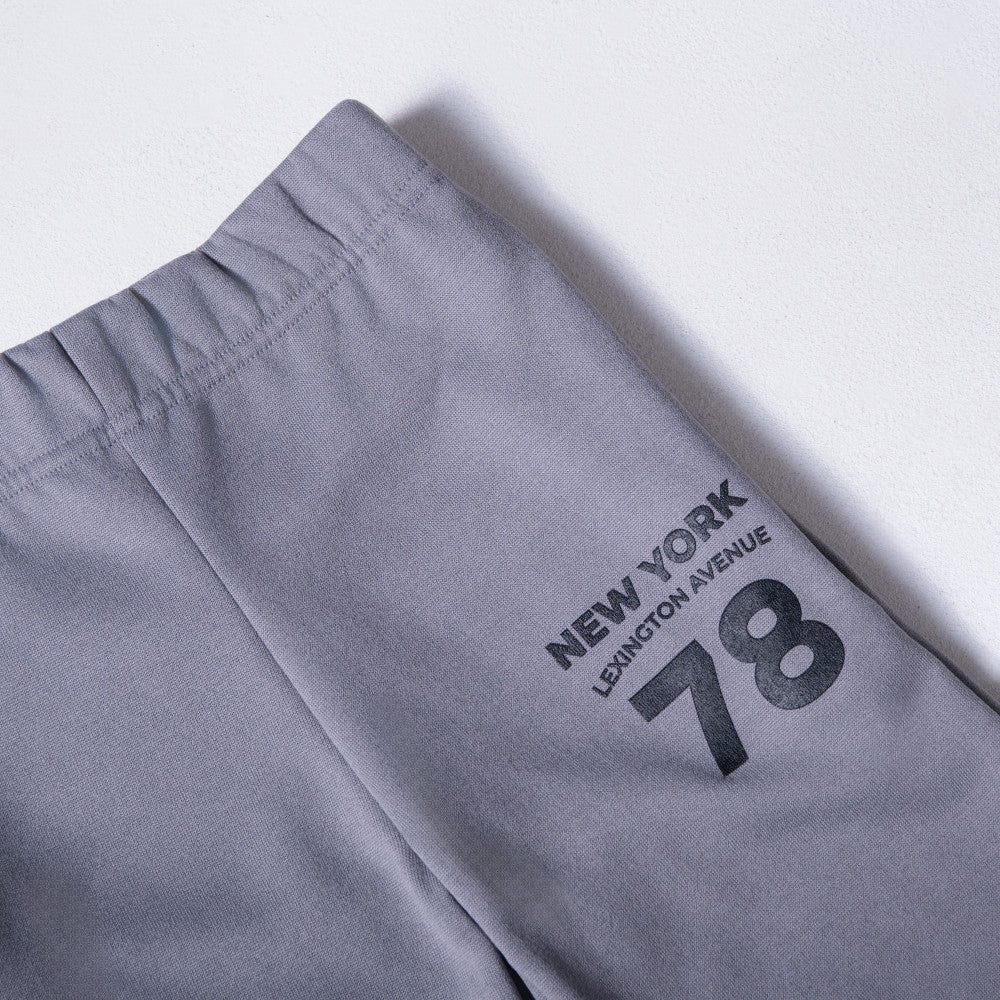 Boys Mid Grey Wide Leg Joggers
