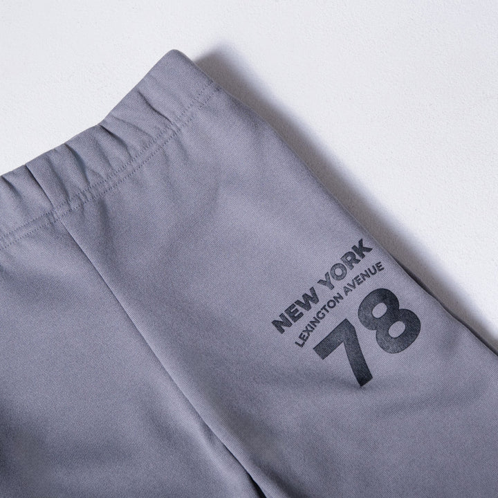 Boys Mid Grey Wide Leg Joggers