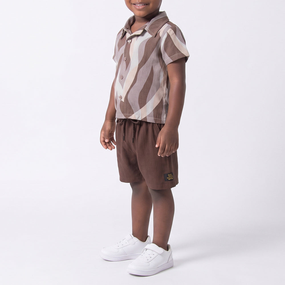 Boys Shirt And Shorts Set