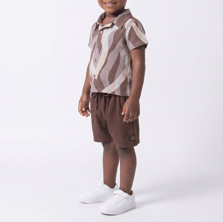 Boys Shirt And Shorts Set