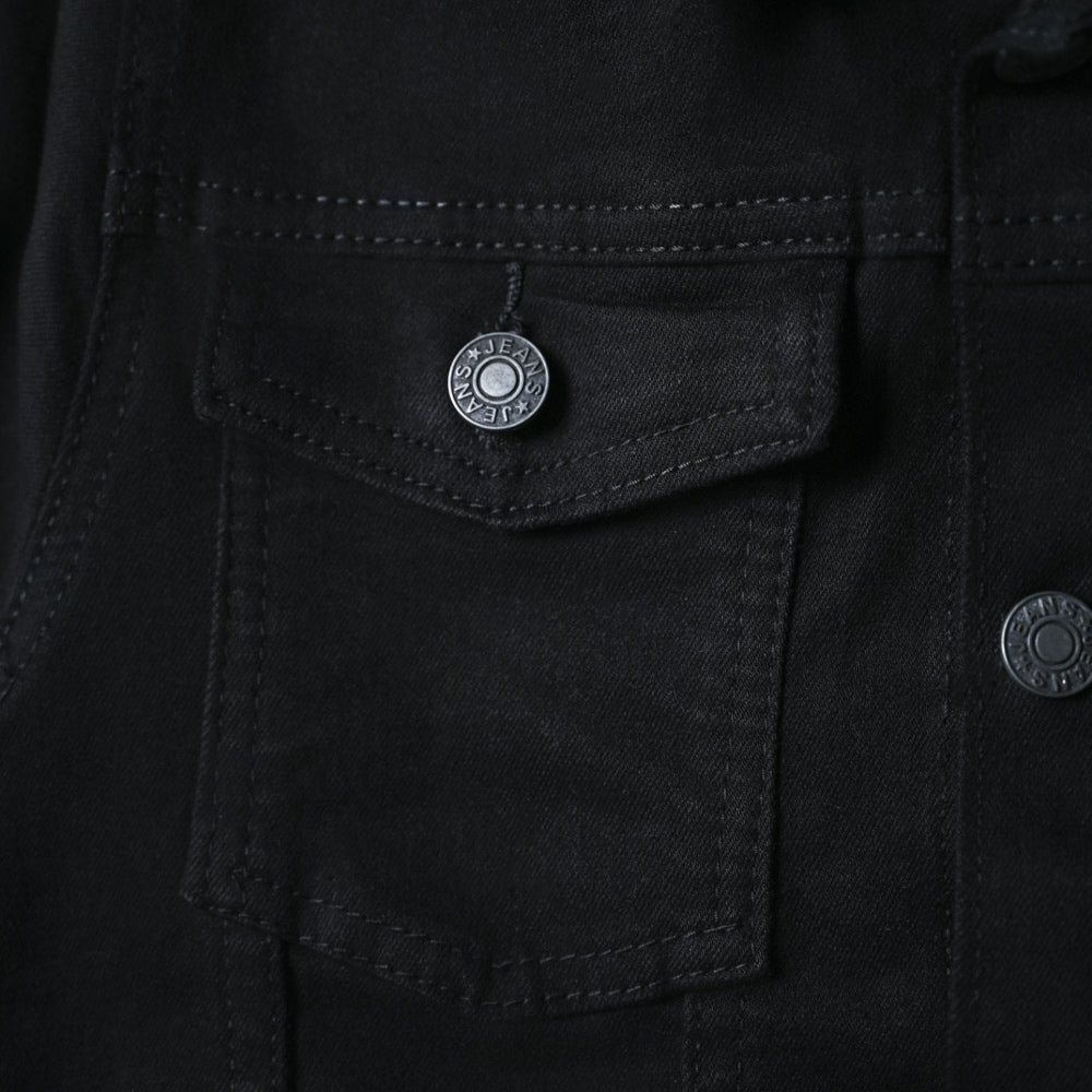 Boys Black Denim Jacket