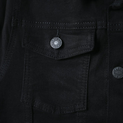 Boys Black Denim Jacket