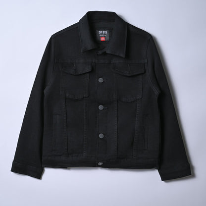 Boys Black Denim Jacket