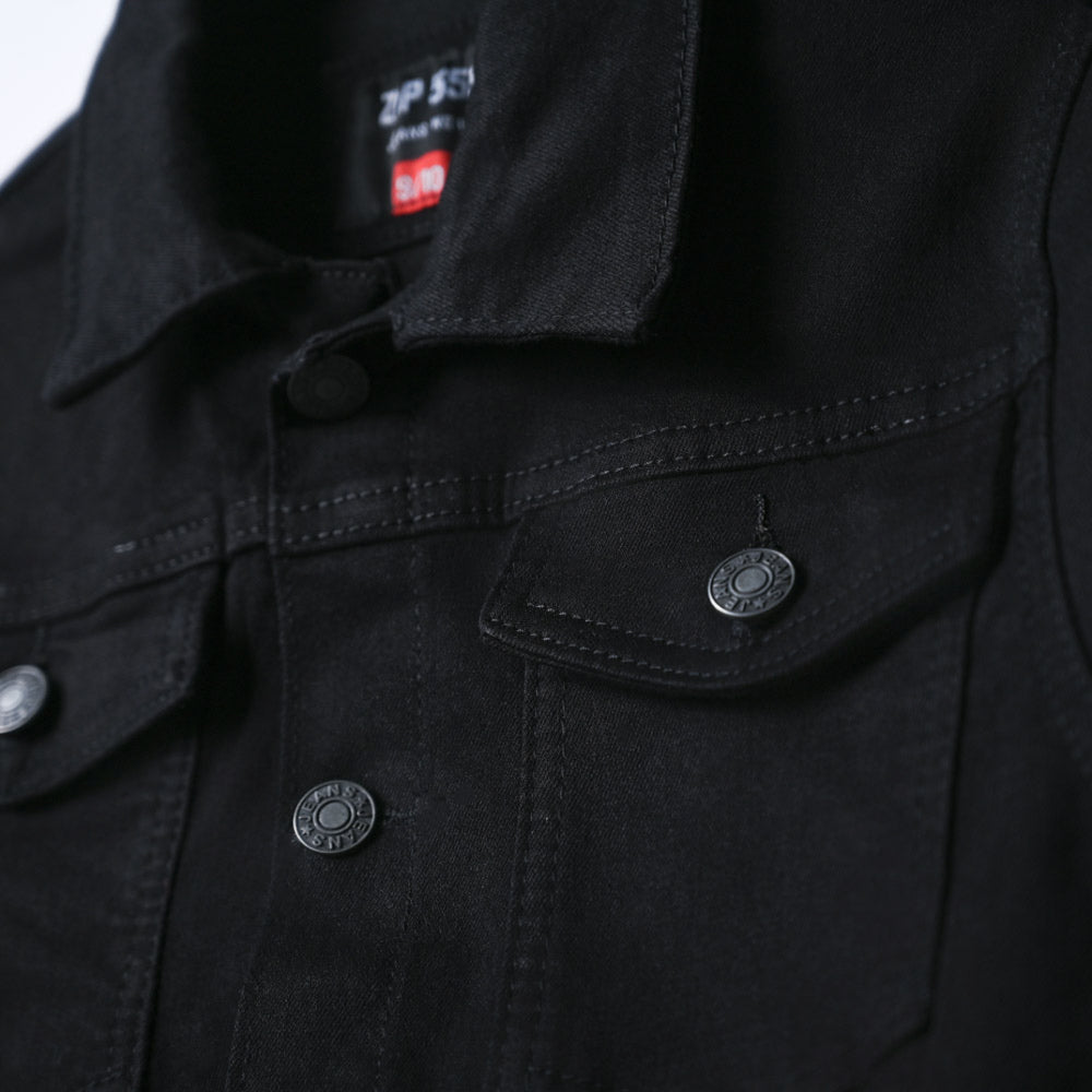 Boys Black Denim Jacket