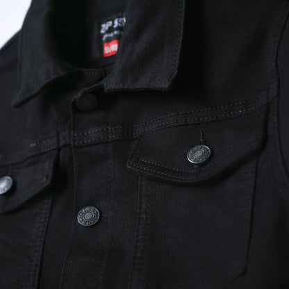 Boys Black Denim Jacket