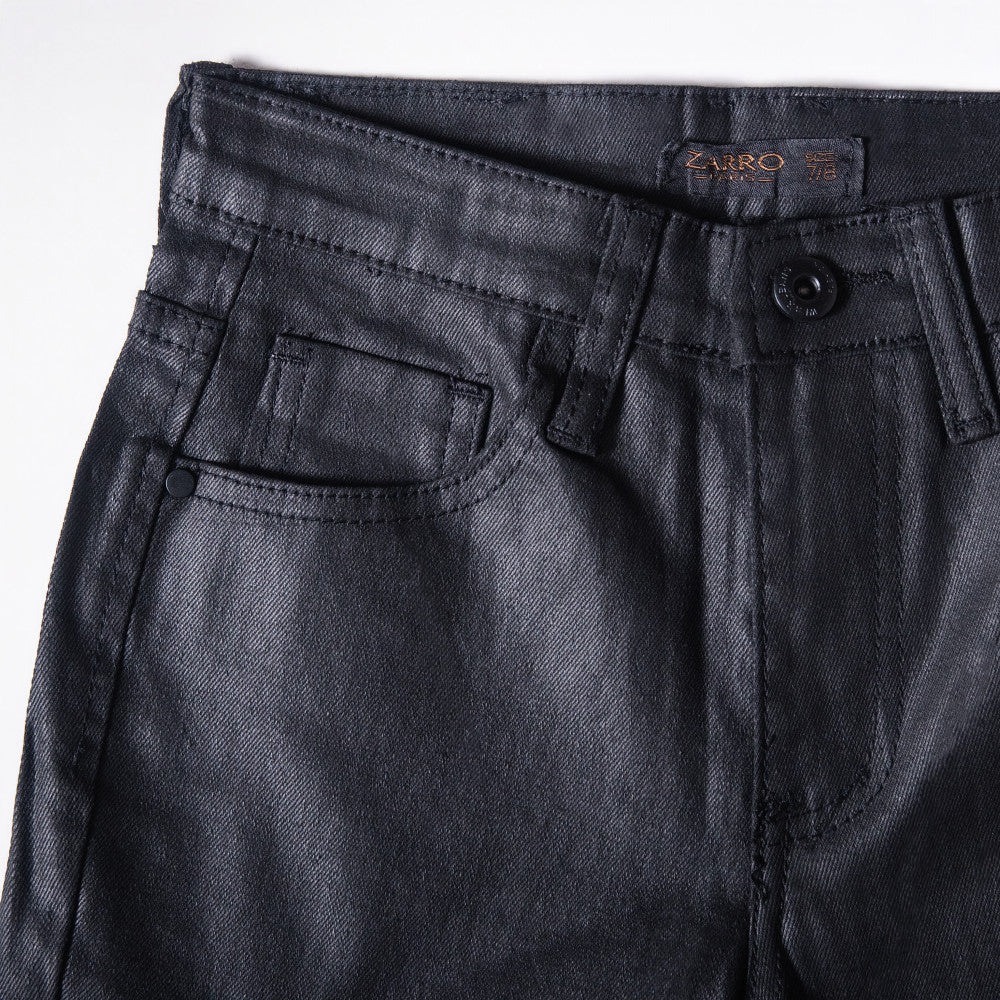 Boys Black Cargo Jeans