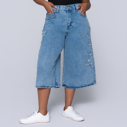 Ladies Denim Jort