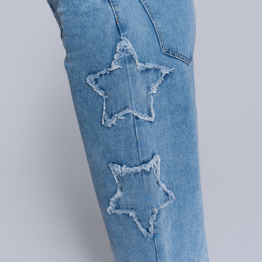 Ladies Denim Jort