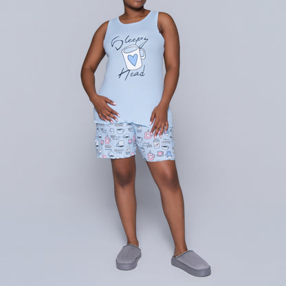 Blue Sleepy Head Pyjama Set