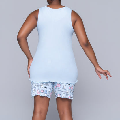 Blue Sleepy Head Pyjama Set