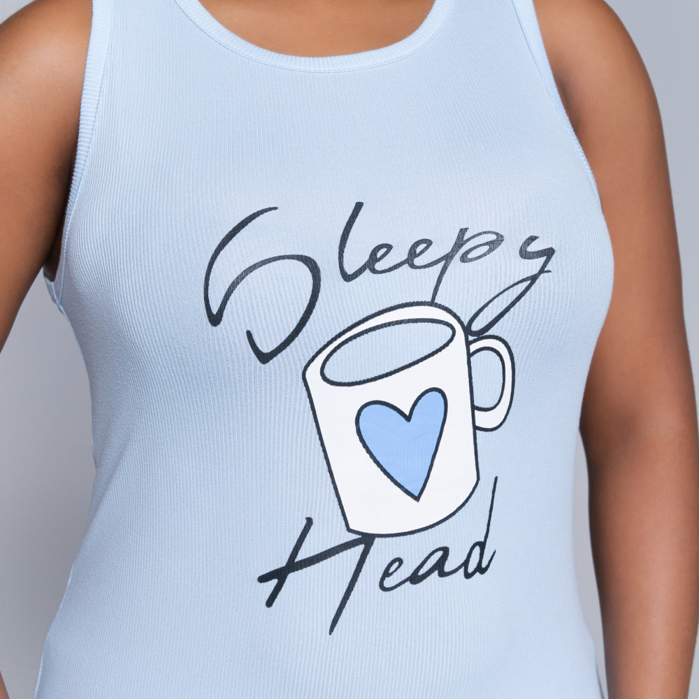 Blue Sleepy Head Pyjama Set