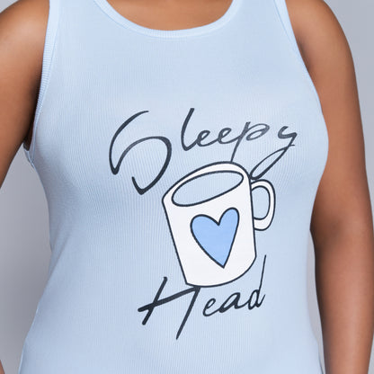 Blue Sleepy Head Pyjama Set