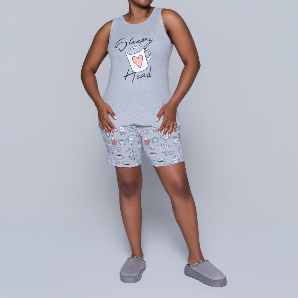 Grey Sleepy Head Pyjama Set
