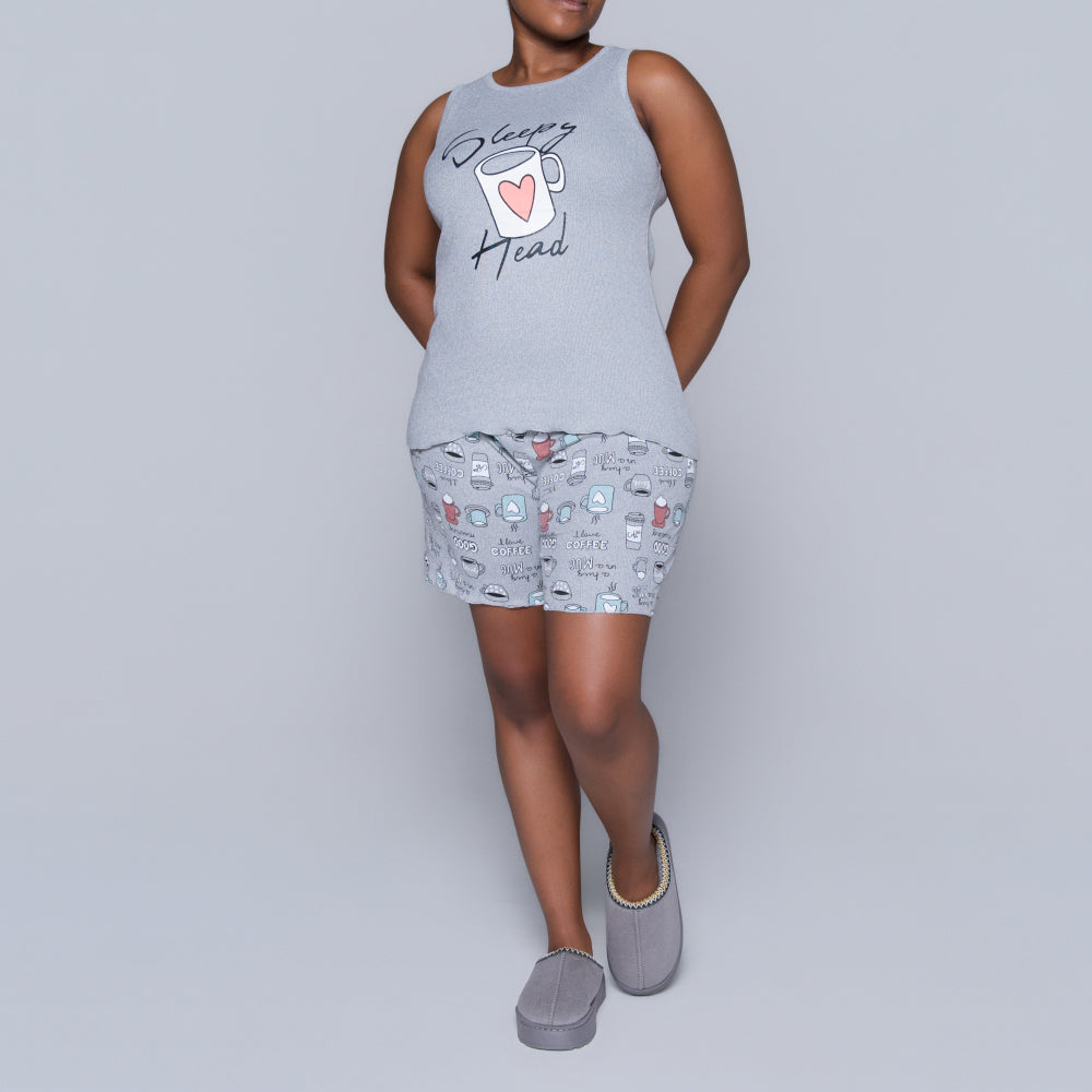Grey Sleepy Head Pyjama Set