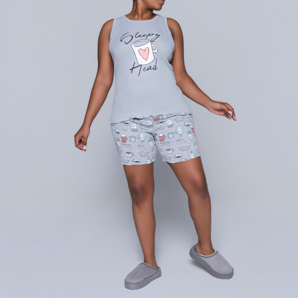 Grey Sleepy Head Pyjama Set