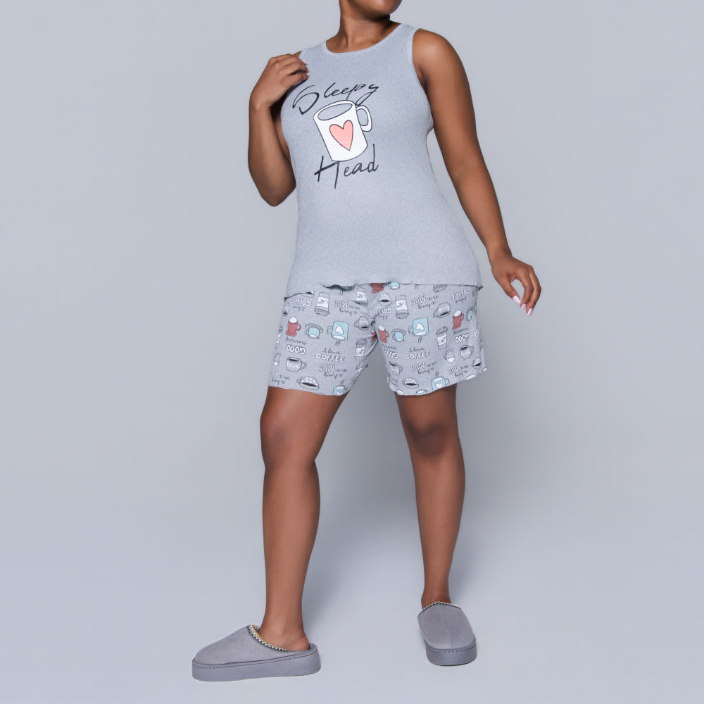 Grey Sleepy Head Pyjama Set