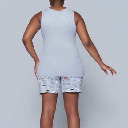 Grey Sleepy Head Pyjama Set