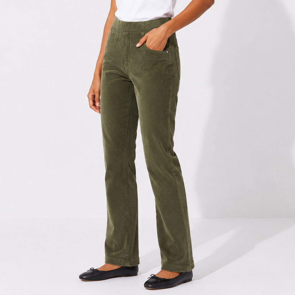 Olive Corduroy Pants
